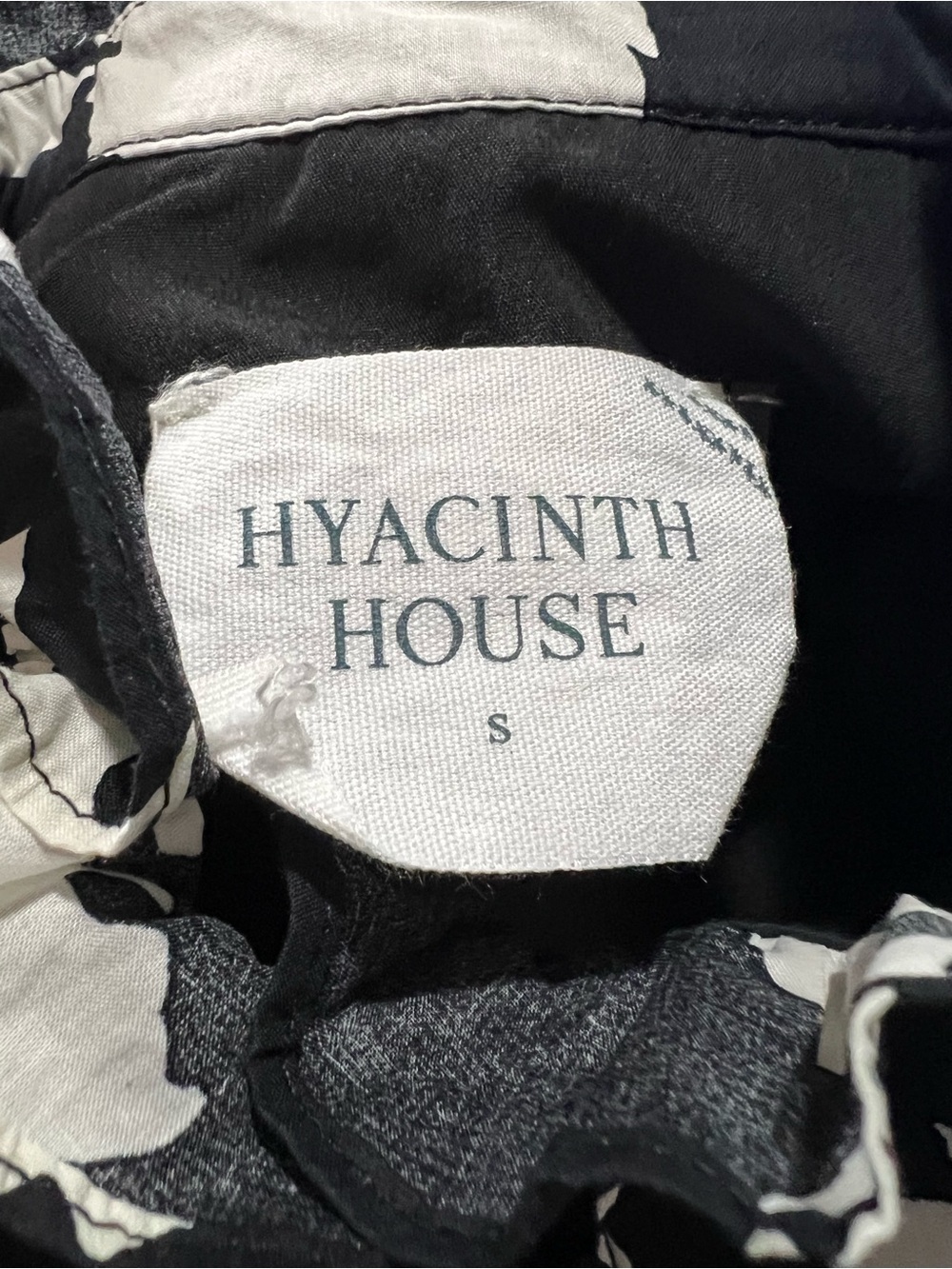 Tuckernuck Hyacinth House Black & White Floral Louisa Dress Size Small - Picture 6 of 8